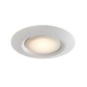 7.5 in. White Integrated LED Miniature Disk Flush Mount Ceiling Light Fixture
