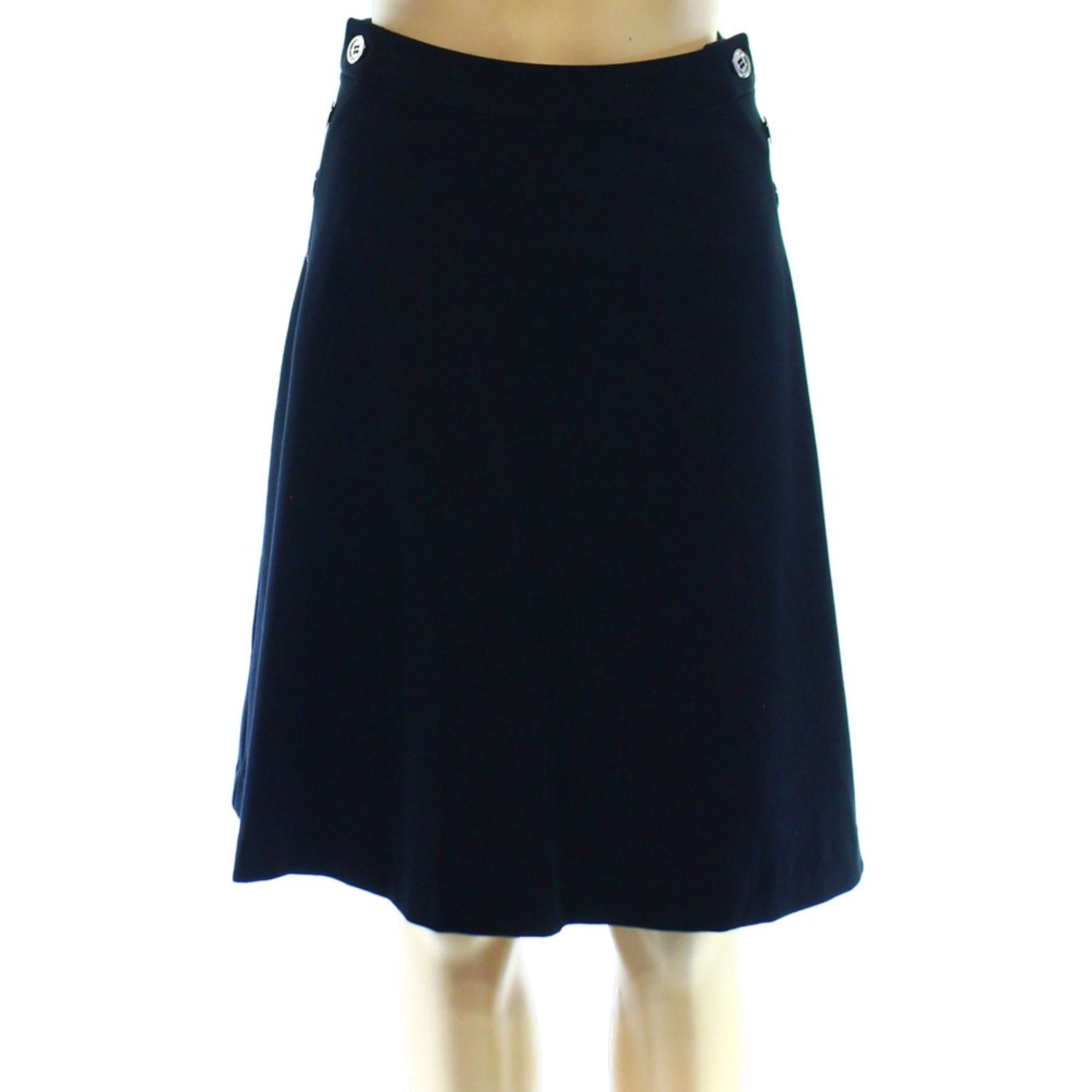 Alfani Women's Black Zippered Knee-Length A-Line Skirt, Size 4