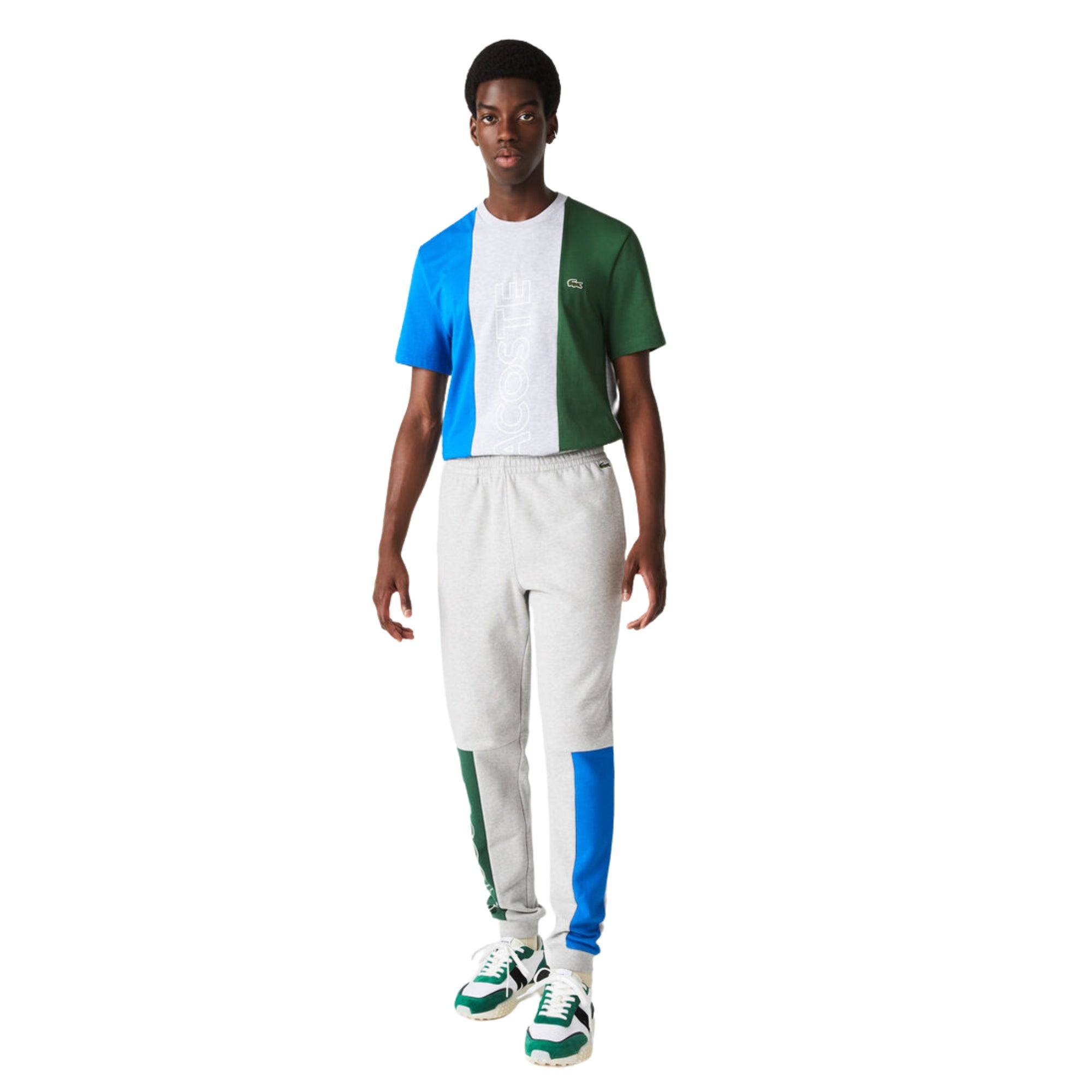 Lacoste Men's Colorblock  Fleece Sweatpants - Size 3/Small