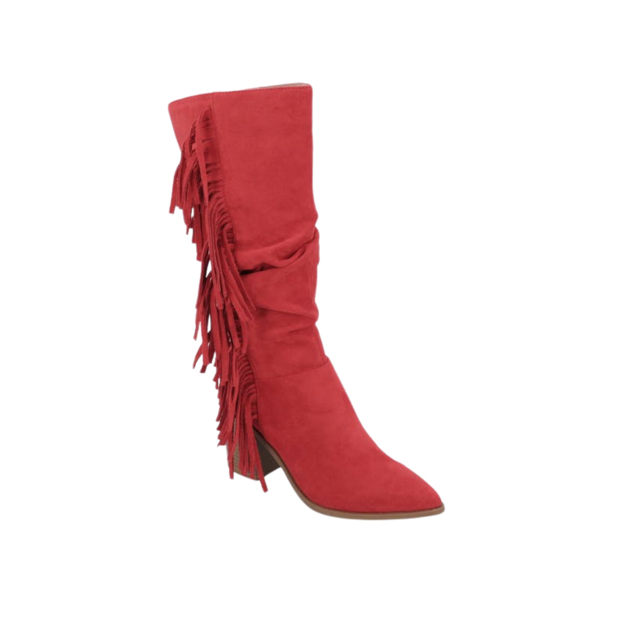 Women's Tru Comfort Foam Hartly Wide Calf Boot – Red, Size 9.5