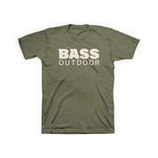 Bass Outdoor Men's Logo Crewneck Short Sleeve T-Shirt Green XL