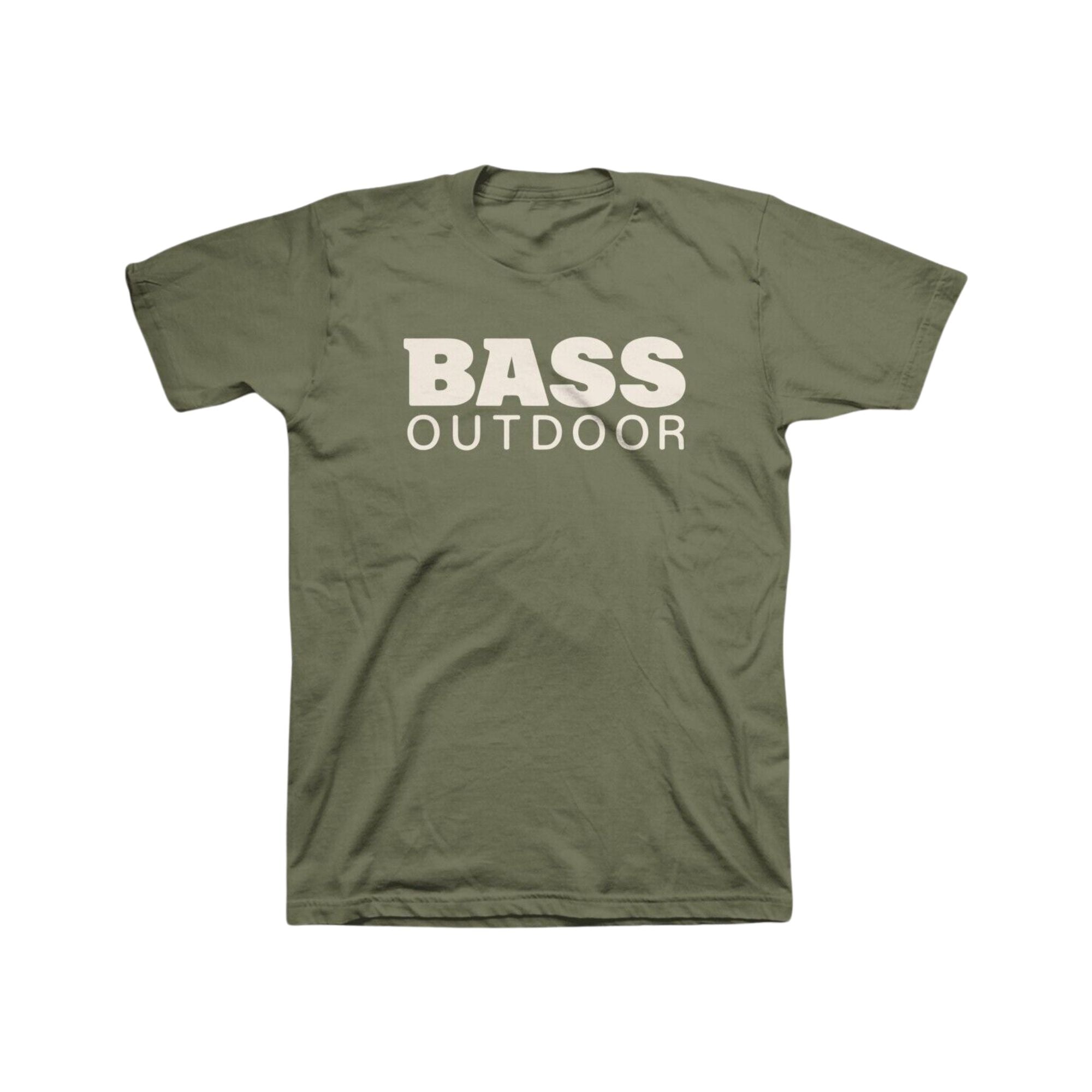 Bass Outdoor Men's Logo Crewneck Short Sleeve T-Shirt Green XL