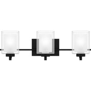Quoizel Kolt 3-Light 26" Wide Vanity Light – Matte Black