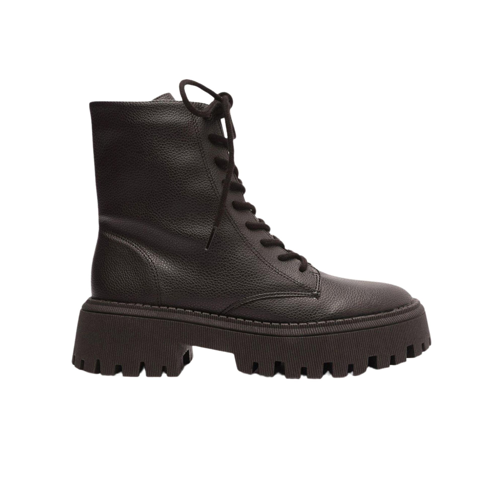 Arezzo Women's Maya Lug Sole Tractor Booties – Black, Size 6.5M