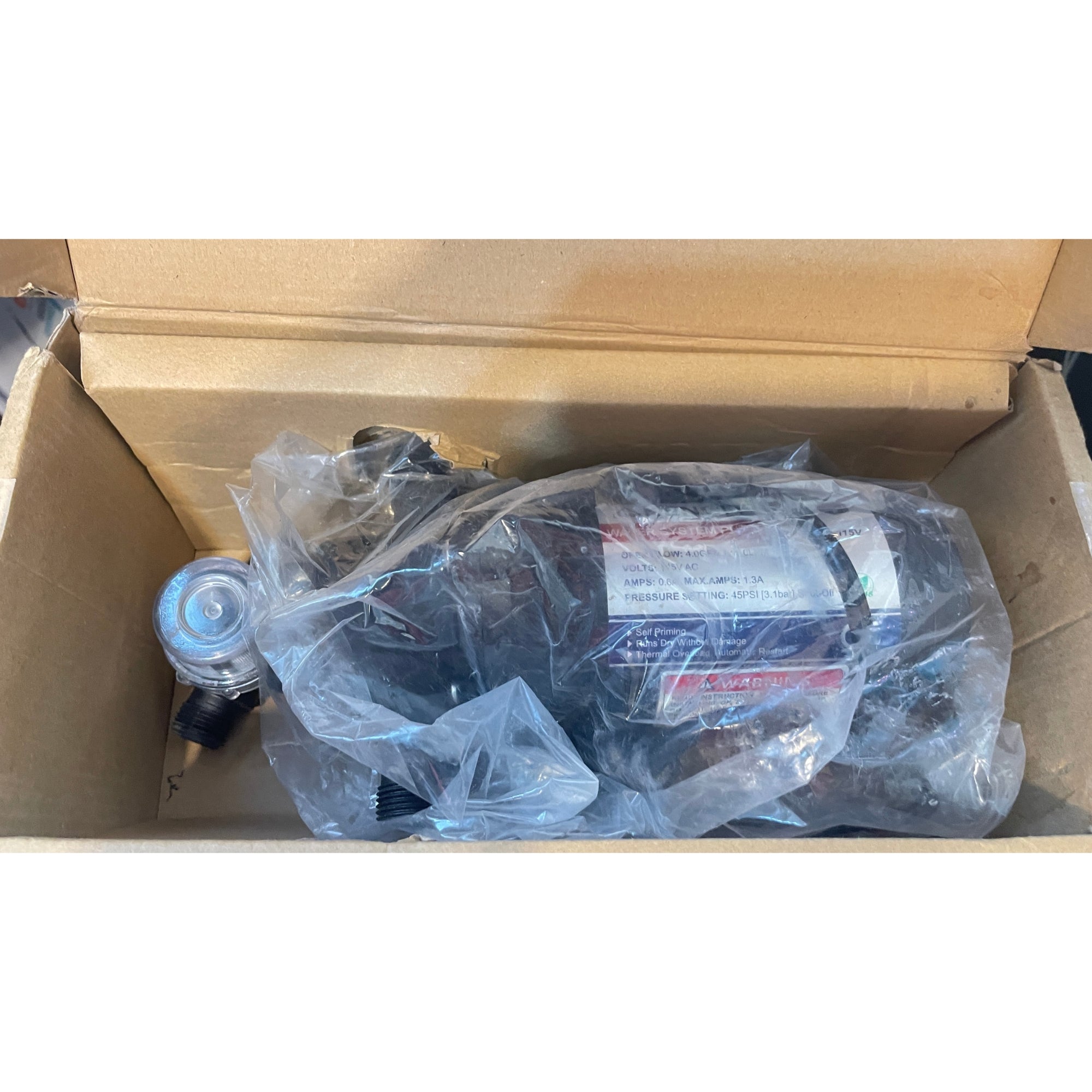 KENCIT T33 115V On-Demand Diaphragm Pump – 4.0GPM, 45PSI Water Pressure Pump