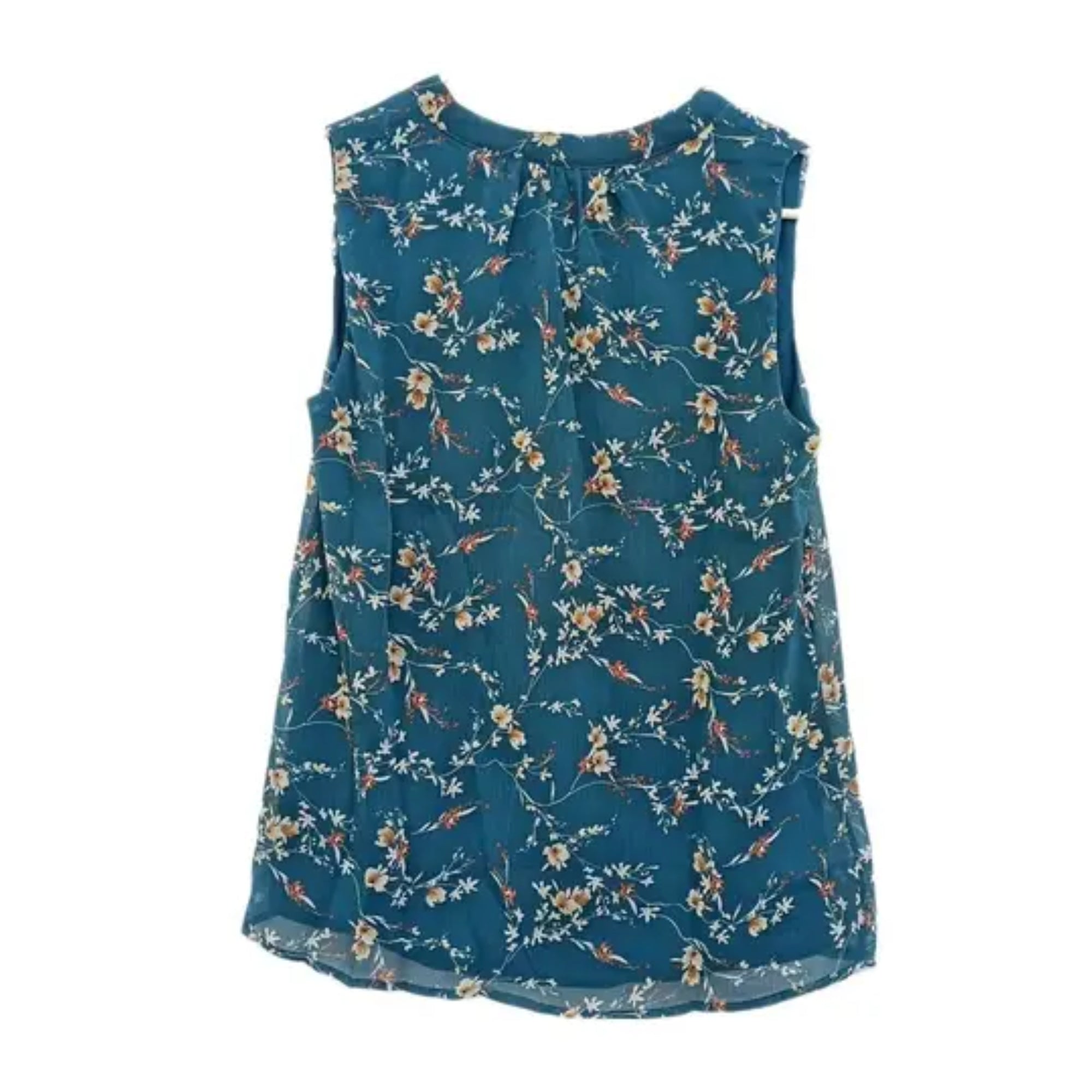 Papermoon Women's  Lined V-Neck Floral Sleeveless Top - Size Small