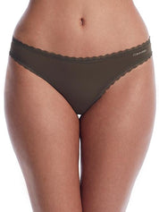 Calvin Klein Women's Flirty Thong - Muted Pine