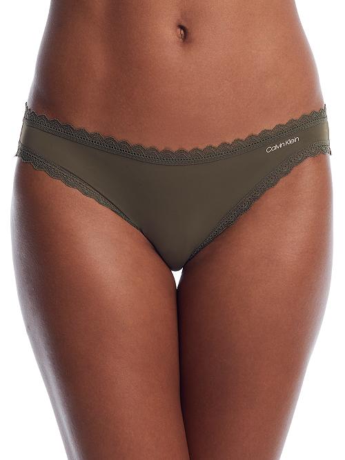 Calvin Klein Flirty Bikini Panty Muted Pine Size XS, S