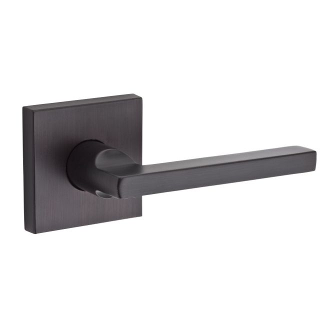 Baldwin Lever Lockset – Taper with Rustic Rose – Venetian Bronze
