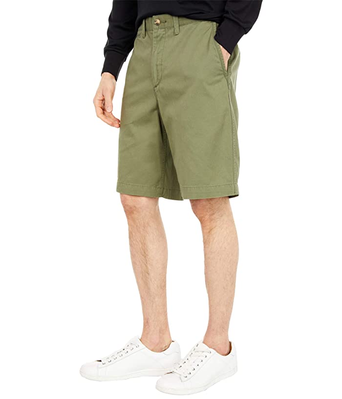 Polo Ralph Lauren Men's Relaxed Fit 10 Inch Cotton Chino Shorts, Olive Green - Size 34