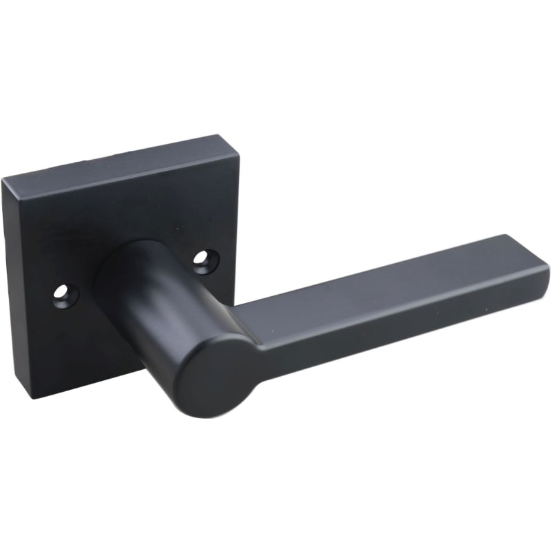 Miseno MLK5022 Lorton Flat Bar Non-Turning One-Sided Door Lever – Black