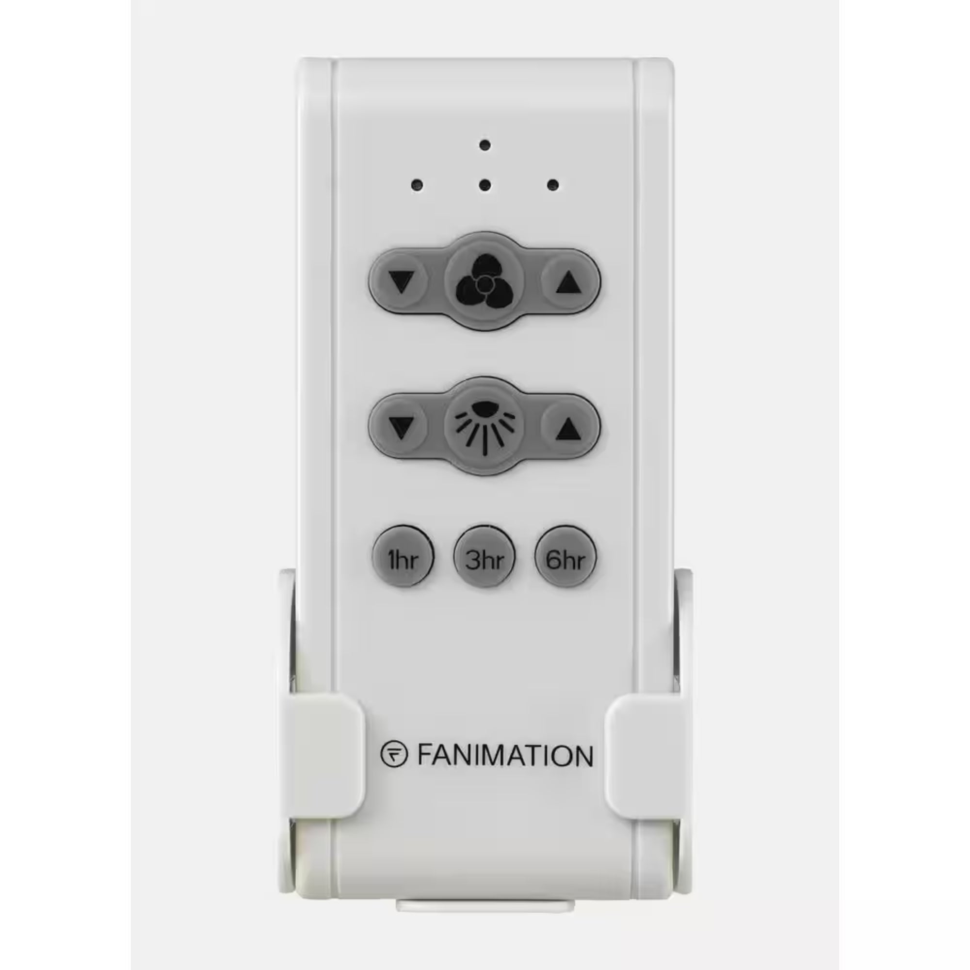 Fanimation 3-Speed Remote Control with Receiver - Non-Reversing, Gray