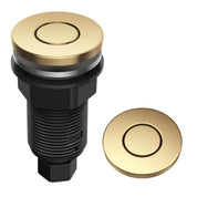 Kraus Flat-Top Garbage Disposal Air Switch Button in Brushed Brass – Kraus KWDB-20