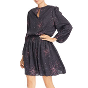 Joie Women's Ramla Keyhole Neck Long Sleeve Dress – Black, Size Small