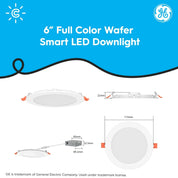 Cync 118912 16W Metal Wafer Light, Multicolor