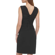 DKNY Women's Ruched Cutout Cocktail Party Sheath Dress - Size 10