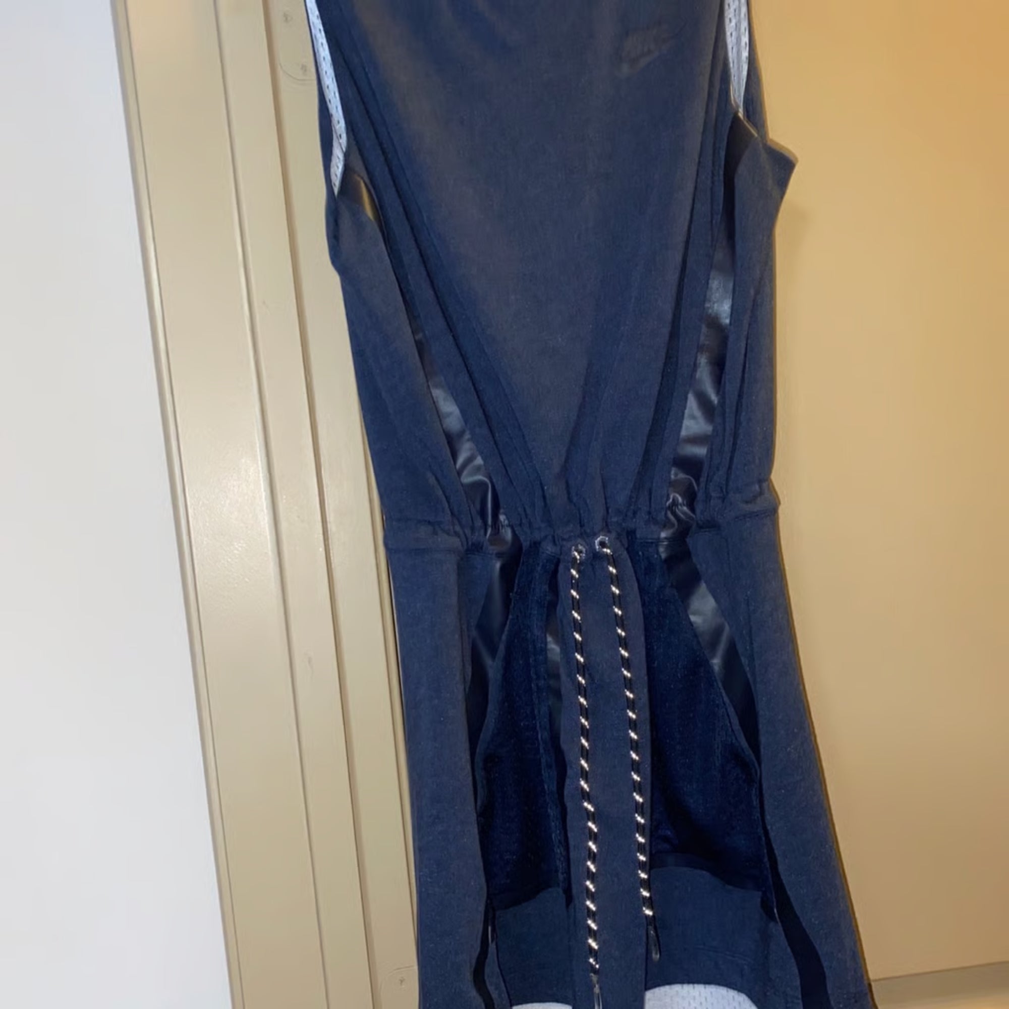 Nike Women's Cotton Sportswear Sleeveless Logo Dress in Violet Haze - Size XS