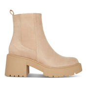 Madden Girl Women's Trust Faux Suede Lug Sole Chelsea Boots – Dark Taupe, Size 10 M