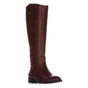 I.N.C. International Concepts Women's Fawne Leather Knee-High Boots – Cognac, Size 9M