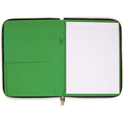 Kate Spade New York Vegan Leather Padfolio – Zippered 8.5" x 11" Portfolio Organizer, Modern Leopard