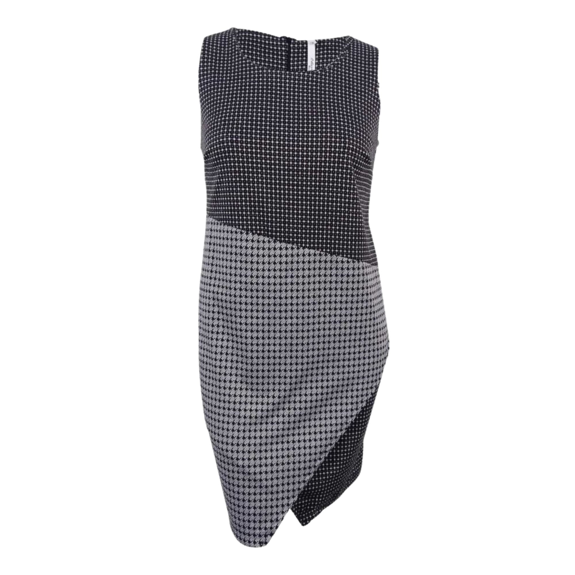 NY Collection Women's Plus Size Mixed-Print Shift Dress 3X