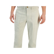 Club Room Men's Classic-Fit Solid Chore Pants – Stone Wall Size - 40x32