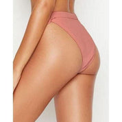 Ris-K Women's Horizon Bikini Bottom Swimsuit, Tea Rose, Size Small