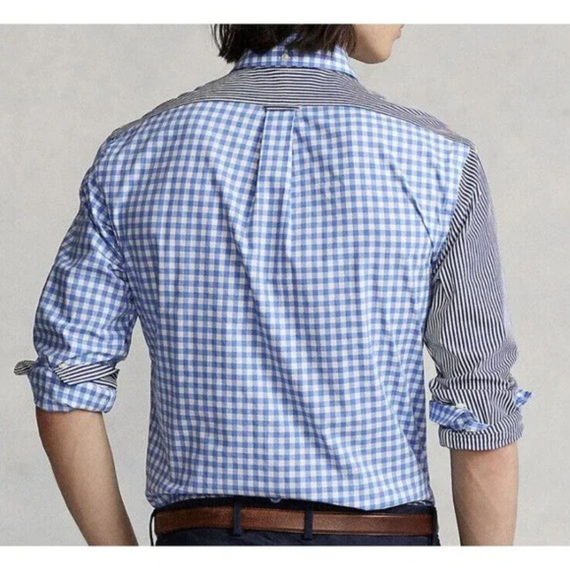 Polo Ralph Lauren Men's Slim Fit Stretch Woven Fun Shirt, Blue