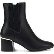 Alfani Women's Leather Ankle Boots – Black, Size 8.5M