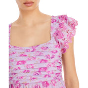 LoveShackFancy Harlyn Dress Lilac Fusion - Size 4