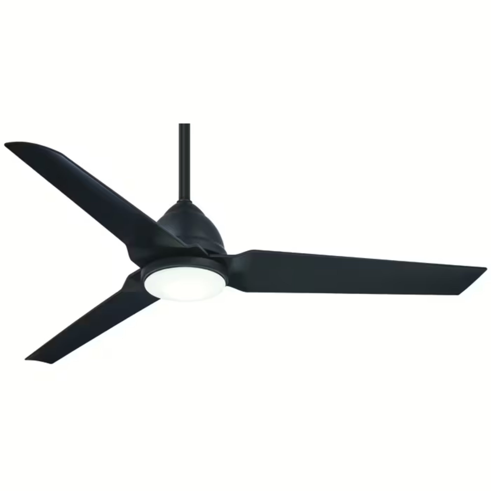Minka-Aire Java 54" 3-Blade Ceiling Fan – Coal Finish with Etched Opal Glass (F753L-CL)