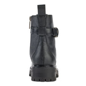 KARL LAGERFELD PARIS Women's Maeva Leather Block Heel Booties - Size 8.5