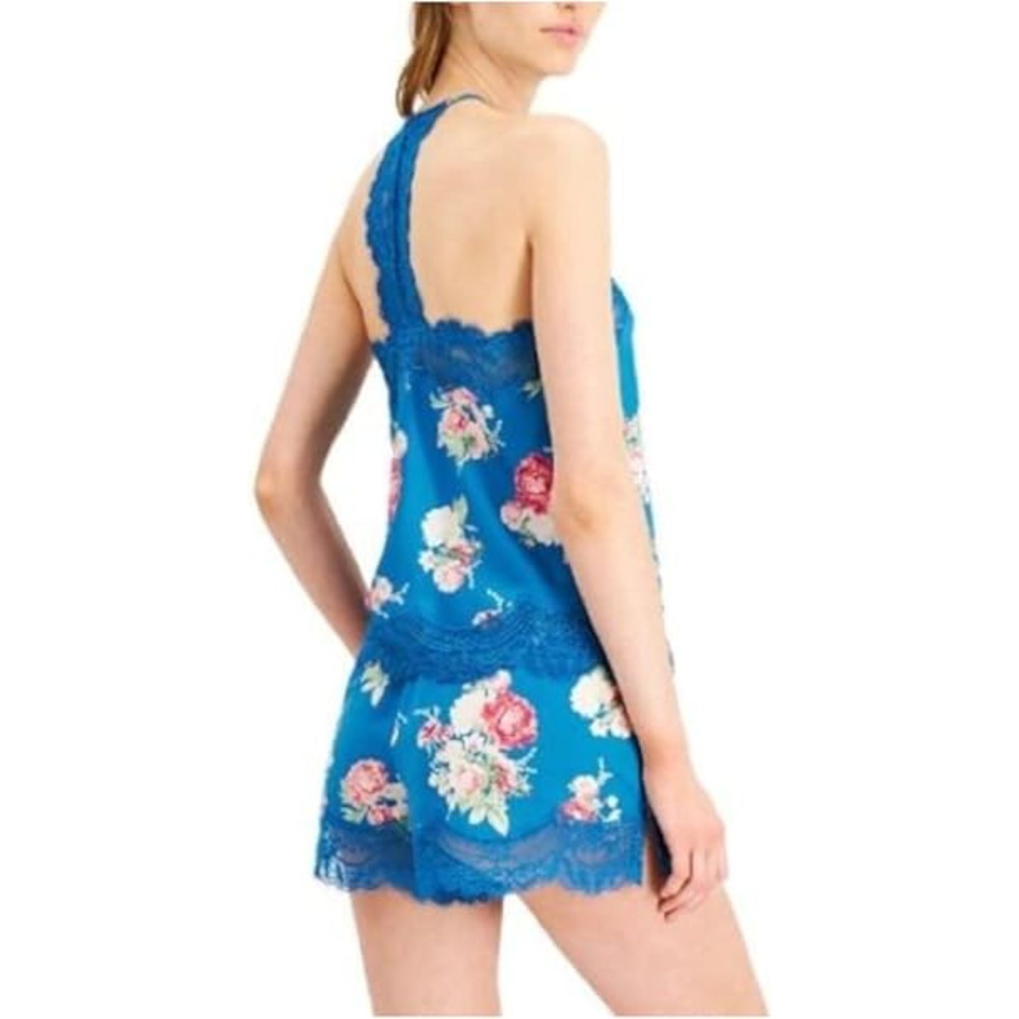 INC International Concepts Lace-Trim Floral Cami Pajamas with Racerback - Size XS