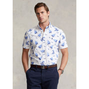 Polo Ralph Lauren Men's Classic-Fit Polo Bear Oxford Shirt, White - Small