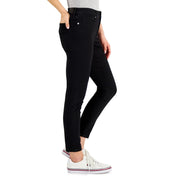 Tommy Hilfiger Women's Tribeca TH Flex Ankle Skinny Jeans, Black, Size 4