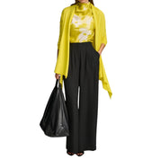 Donna Karan Women's Wide-Leg Pant – Black, Size 8