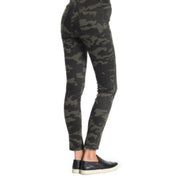 High-Rise Women's Caryl Camouflage Skinny Pants - Size 8