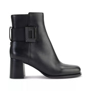Karl Lagerfeld Paris Women's Pomona Buckled Dress Booties – Black, Size 5