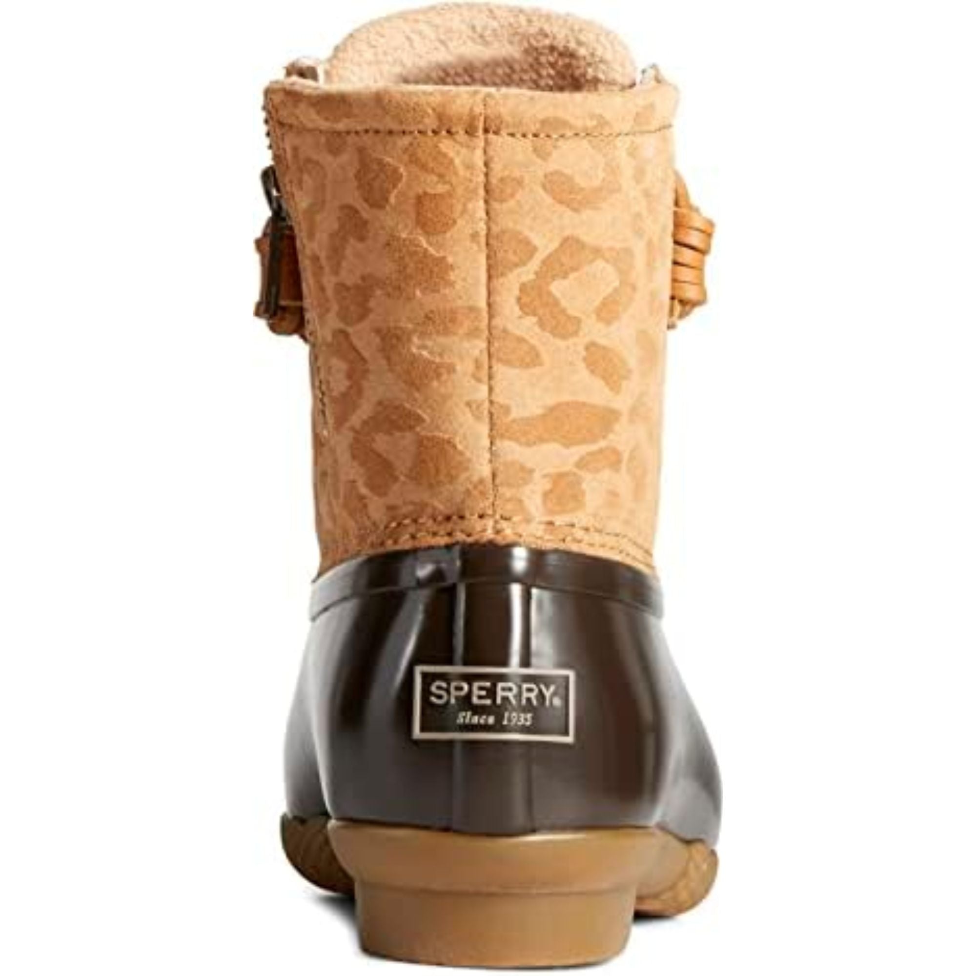 Sperry Women's Saltwater Waterproof Duck Boots – Tan, Size 8M
