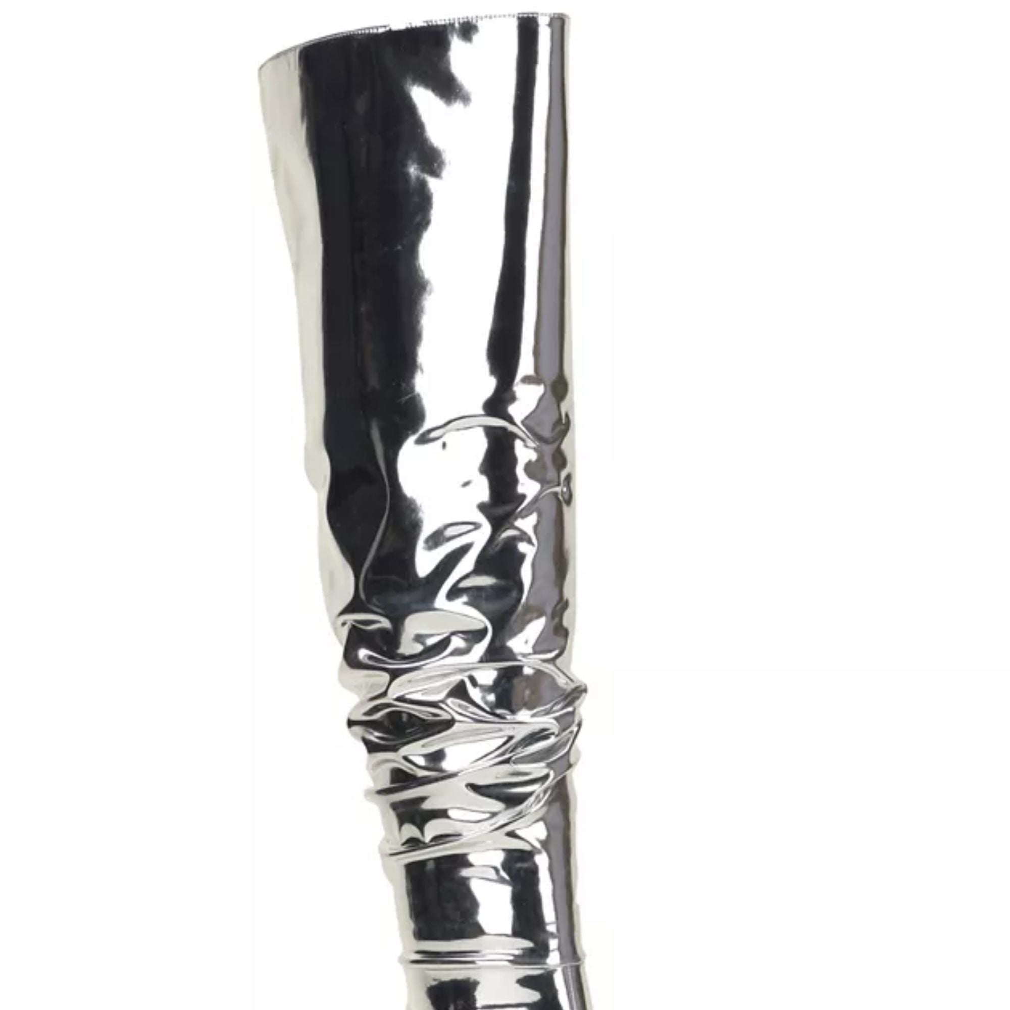 I.N.C. International Concepts Women's Iyonna Over-the-Knee Slouch Boots - Silver 6.5M