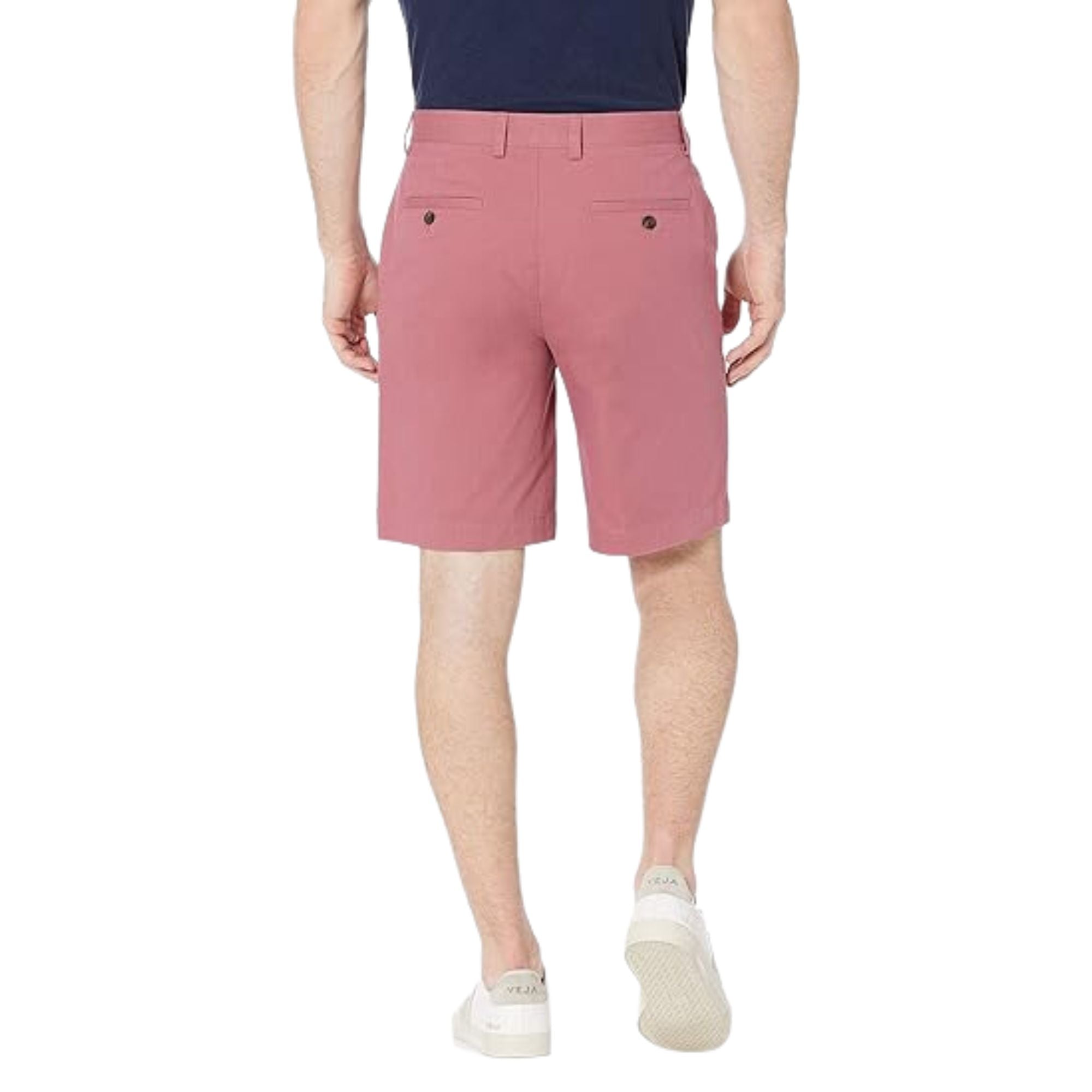 Club Room Men’s 9" Stretch Shorts Bundle – 2-Pack – Size 38 – Coral Pink & Red Casual Chino Shorts