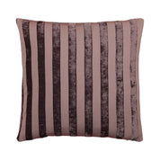 Hallmart Collectibles Bold Stripe Jacquard Square Decorative Pillow, Purple, 18"