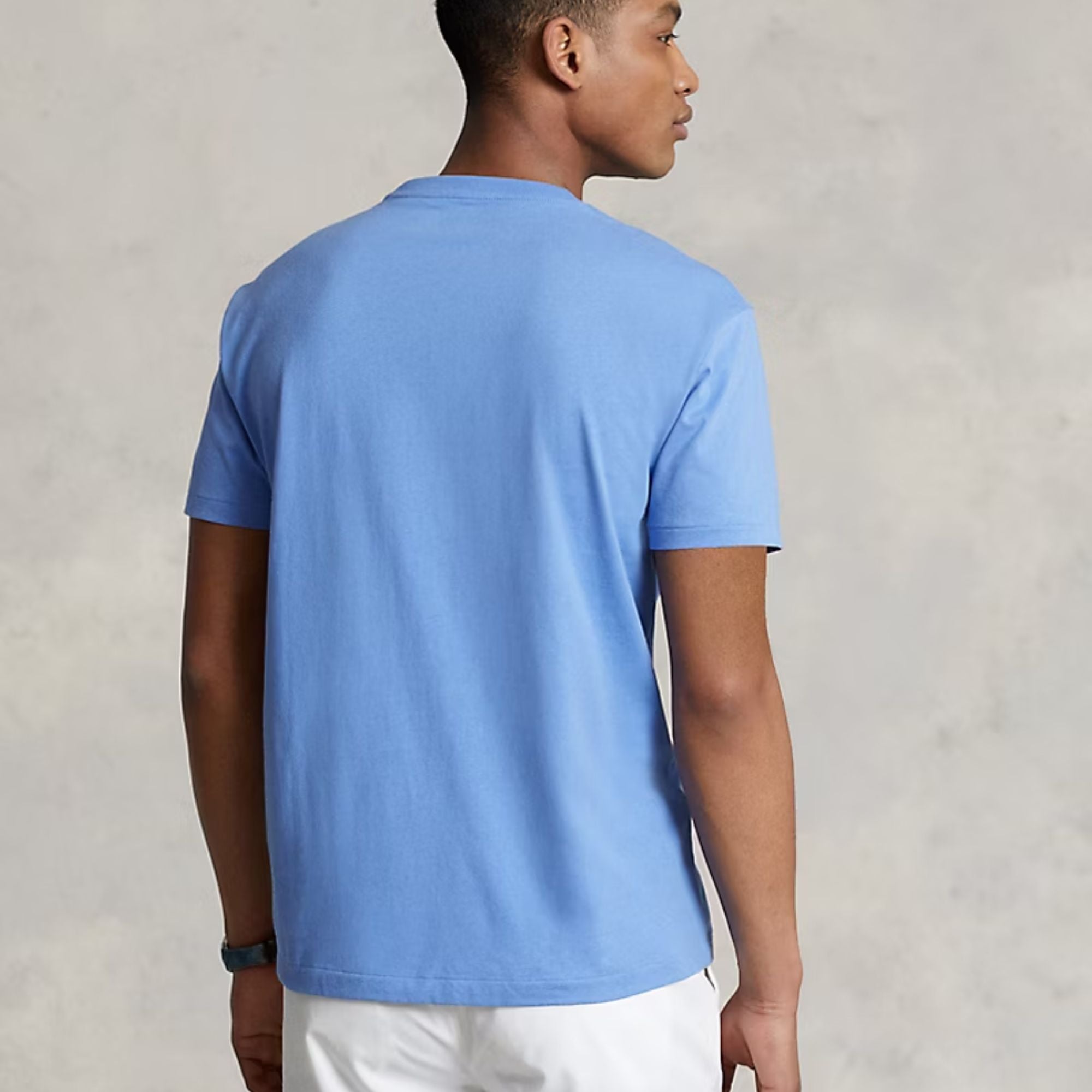 Polo Ralph Lauren Men's Classic-Fit Crewneck T-Shirt, Blue - Large