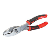 CRAFTSMAN 8 in Slip Joint Pliers - CMHT81713, Chrome Plated, Red Handle