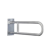 Moen 30 in. X 1-1/4 in. Flip-up Screw Grab Bar - Peened Stainless Steel