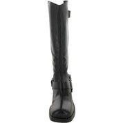 Arezzo Clara Women's Knee-High Leather Motorcycle Boots - Size 10