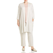 Eileen Fisher Women's Plus Tencel Kimono Duster Top – Ivory