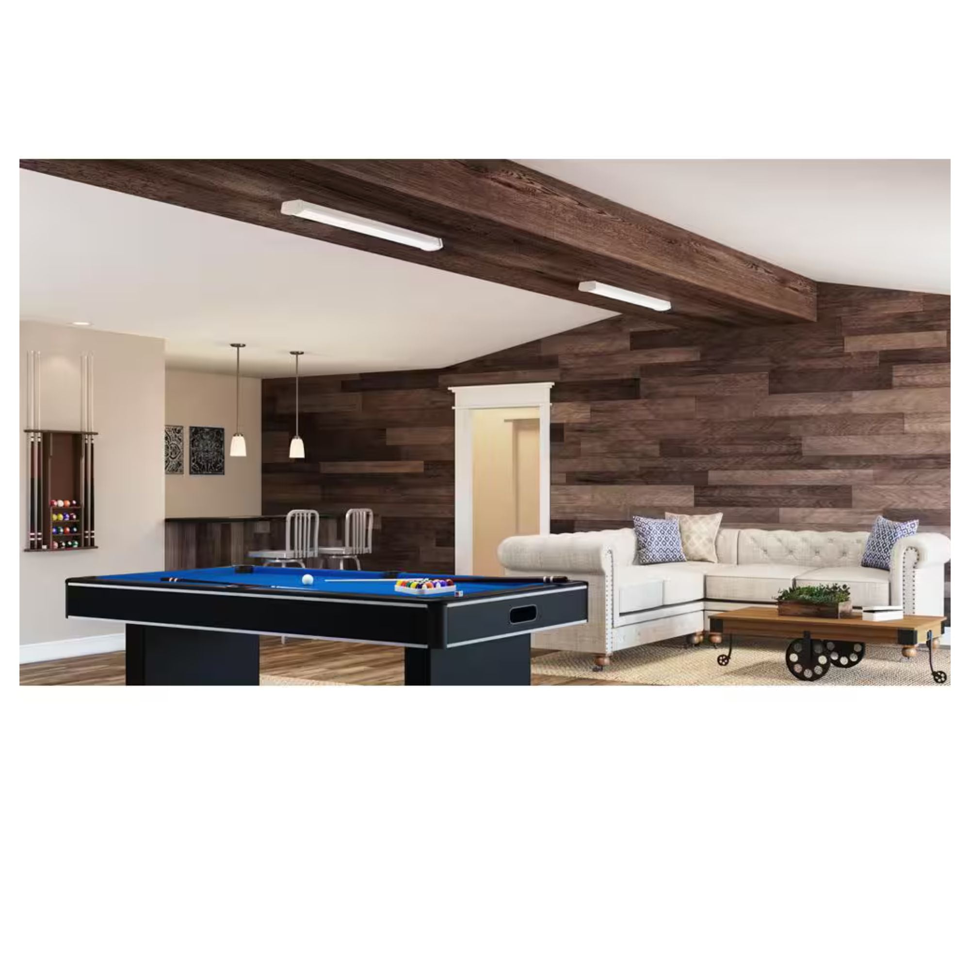 Lithonia Lighting 4 Ft. Integrated LED Wraparound Light Fixture