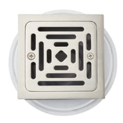 Signature Hardware 948035 Adelphi 4-1/2" Pattern Grate Linear Shower Drain – Chrome