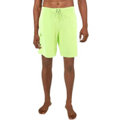 Club Room Men's 9" Inseam Board Shorts Swim Trunks – Bright Lime, Medium